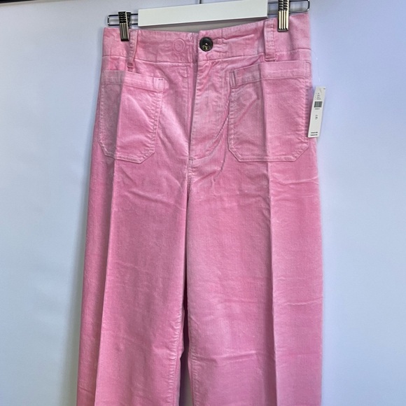 NWT Anthropologie Maeve The Colette Cropped Wide-Leg Corduroy Pants - Picture 9 of 14